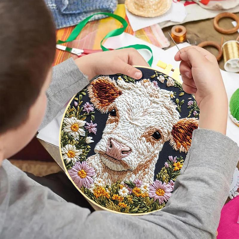 Analyste de broderie pour adul - Embroidery Daisy Flower avis et prix