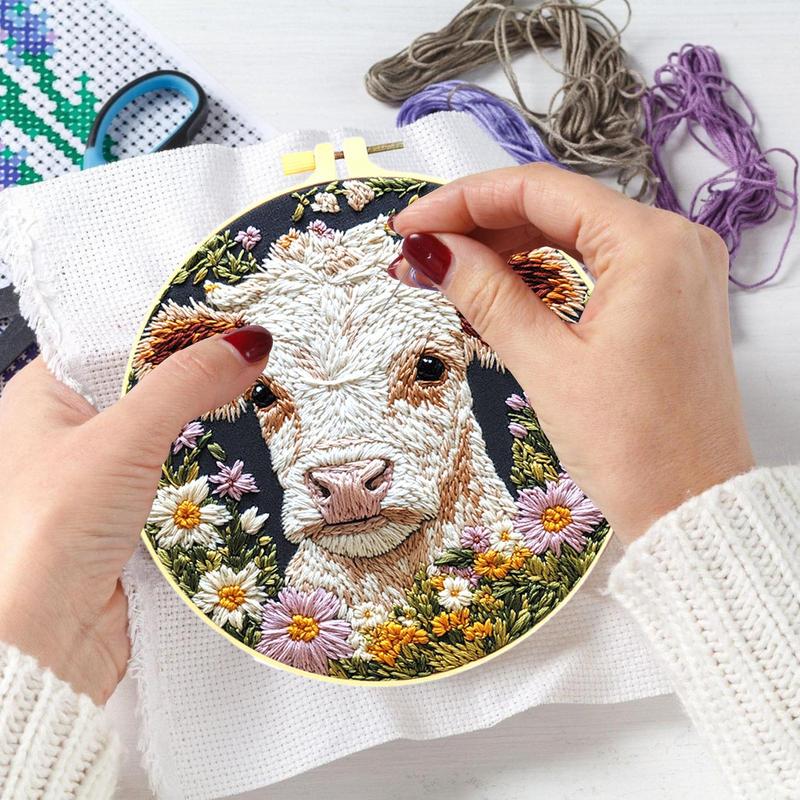 Analyste de broderie pour adul - Embroidery Daisy Flower avis et prix