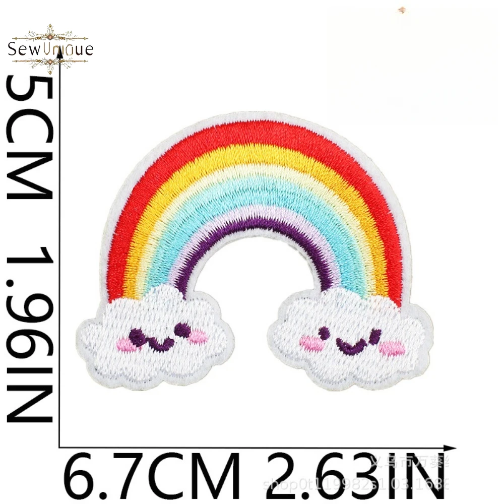Autocollant en tissu brodé lic - Embroidery Unicorn avis et prix