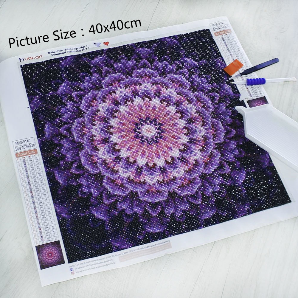 Peinture diamant 5D sans cadre - Embroidery Flower avis et prix