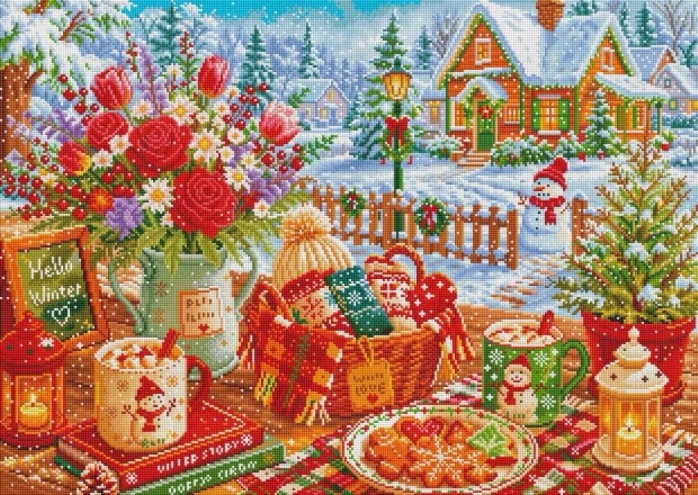 Kits de broderie au point de c - Embroidery Tas avis et prix