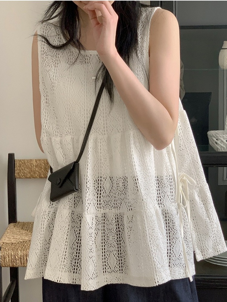Top Chic Femme en Dentelle Bro - Embroidery Vest avis et prix