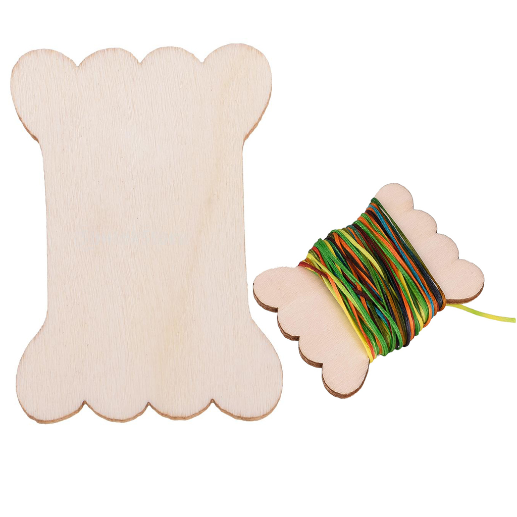 Fil de fil en bois en forme d' - Embroidery Tas avis et prix