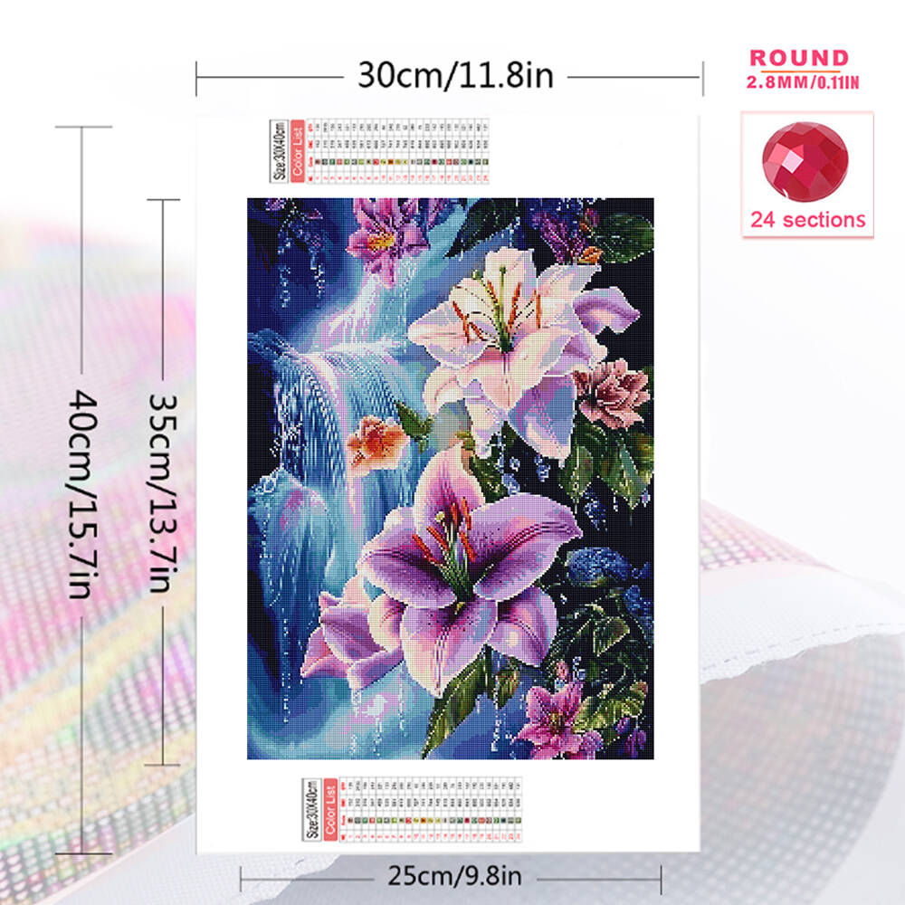 Closhine-Peinture Diamant en F - Embroidery Flower avis et prix