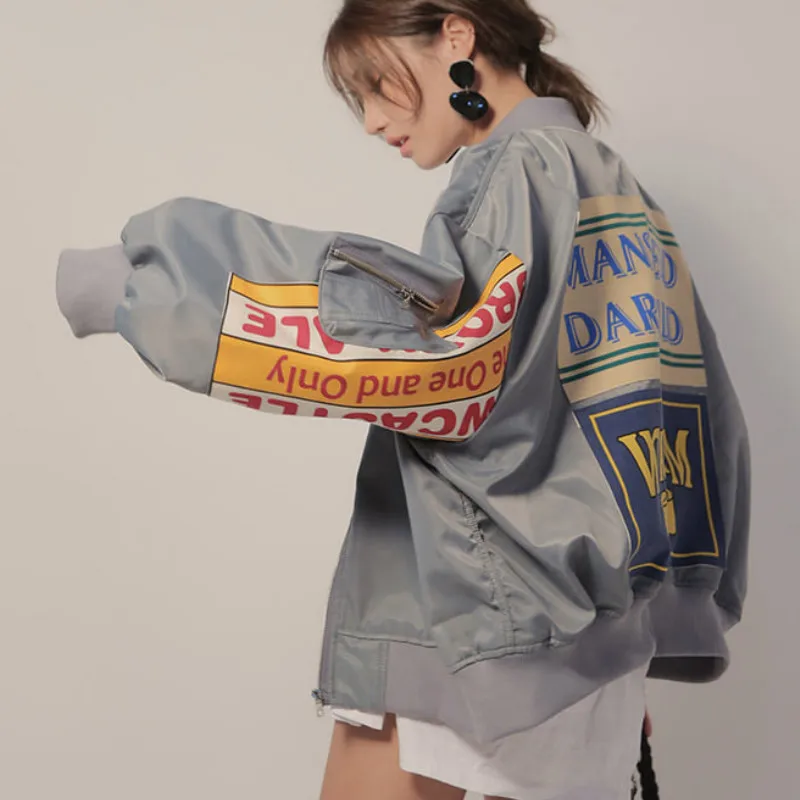 Harajuku – veste avec lettres  - Embroidery Design Patterns Flowers avis et prix