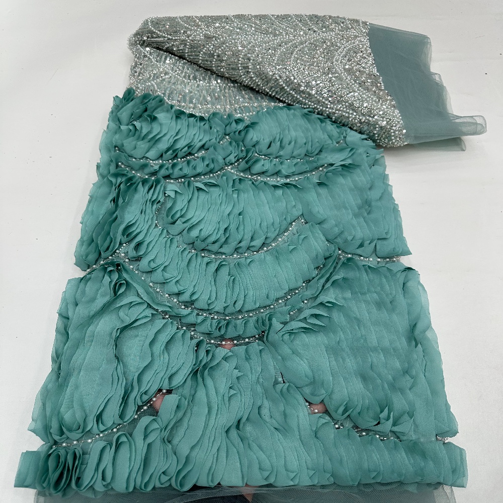 Tissu de dentelle africaine lu - Embroidery Jersey avis et prix